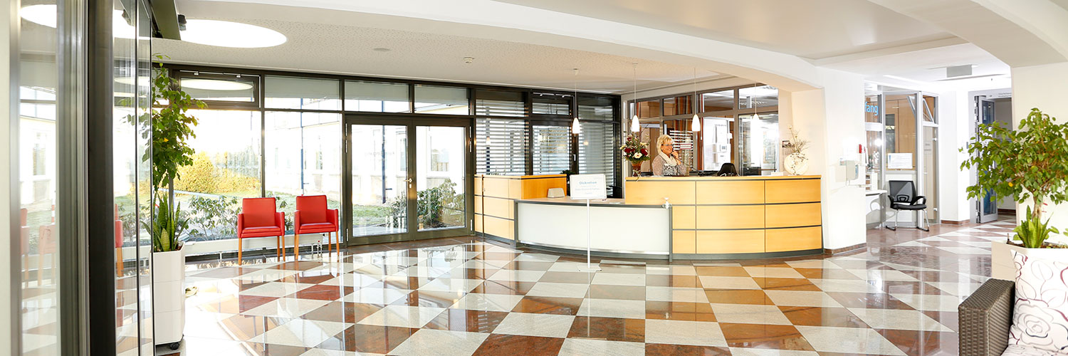 Orthopädische Klinik Hessisch Lichtenau – Empfang der Klinik Orthopädische Klinik Hessisch Lichtenau - Empfang der Klinik